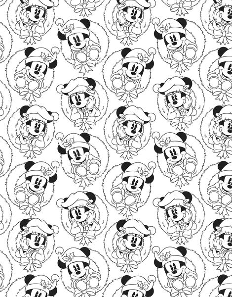 Produktbild: Disney: Weihnachtsmalblock: 40 festliche Motive zum Ausmalen