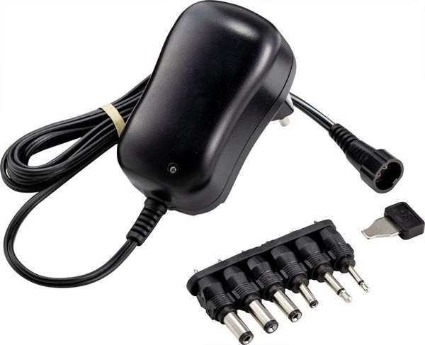 Produktbild: VOLTCRAFT VC-11320925 Steckernetzteil, einstellbar 3 V/DC, 4.5 V, 5 V/DC, 6 V/DC, 7.5 V/DC, 9 V/DC, 12 V/DC 1 A 12 W