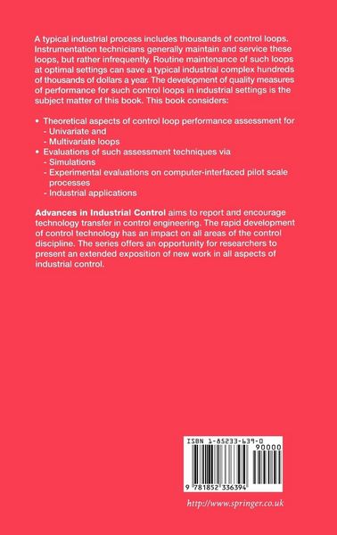 Produktbild: Performance Assessment of Control Loops