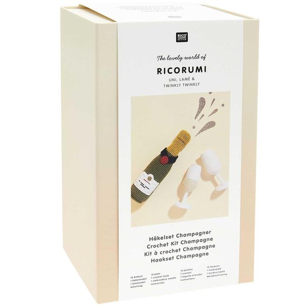 Produktbild: Ricorumi H&auml;kelset "The Winner Is" - Champagner