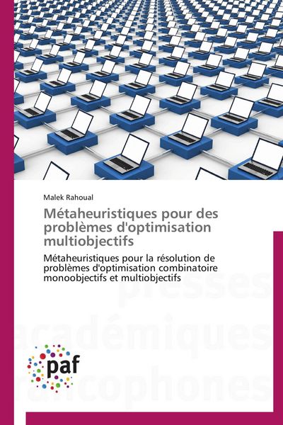 Produktbild: M&eacute;taheuristiques pour des probl&egrave;mes d'optimisation multiobjectifs