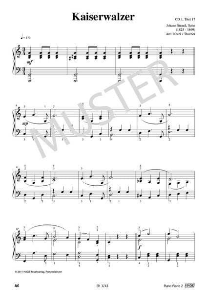 Produktbild: Piano Piano 2 mittelschwer + 4 CDs