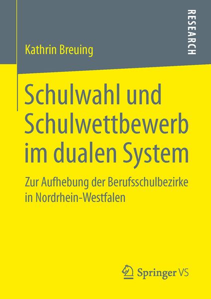 Produktbild: Schulwahl und Schulwettbewerb im dualen System