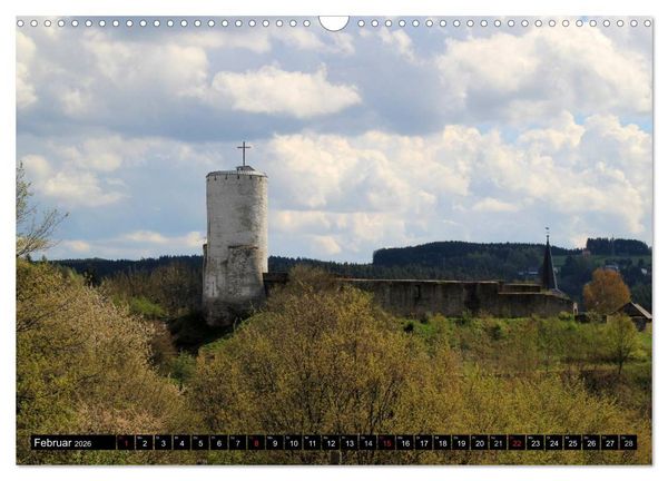 Produktbild: Burgen und Schl&ouml;sser der Eifel (Wandkalender 2026 DIN A3 quer), CALVENDO Monatskalender