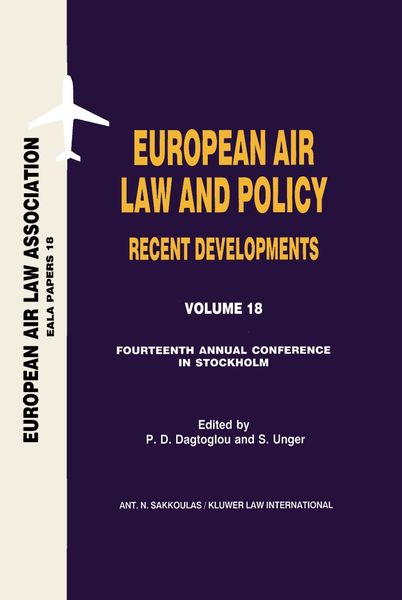 Produktbild: European Air Law and Policy: Recent Developments