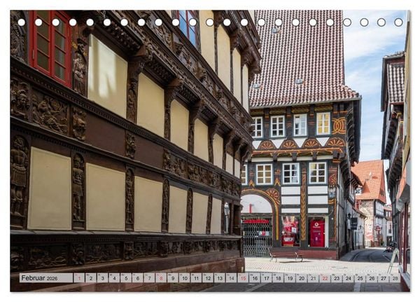Produktbild: Historisches Fachwerk - Stadt Einbeck (Tischkalender 2026 DIN A5 quer), CALVENDO Monatskalender