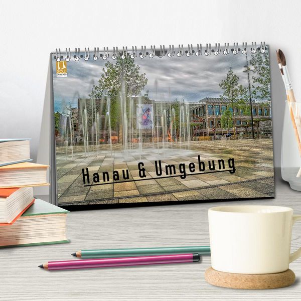 Produktbild: Hanau und Umgebung (Tischkalender 2026 DIN A5 quer), CALVENDO Monatskalender