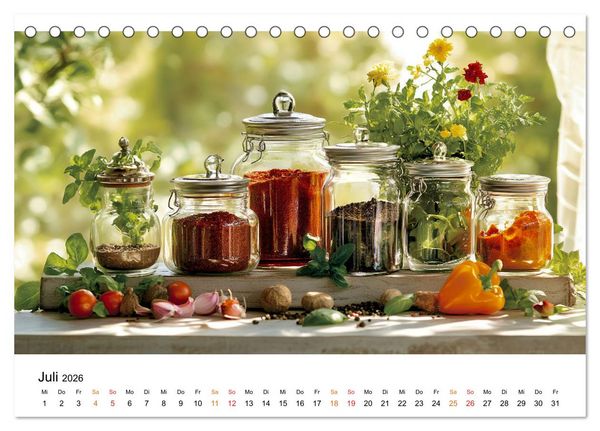 Produktbild: K&uuml;chenkalender Glaswerk (Tischkalender 2026 DIN A5 quer), CALVENDO Monatskalender