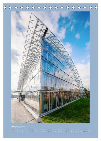 Produktbild: High-Tech-Architektur (Tischkalender 2026 DIN A5 hoch), CALVENDO Monatskalender