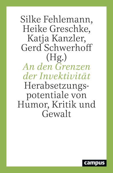 Produktbild: An den Grenzen der Invektivit&auml;t