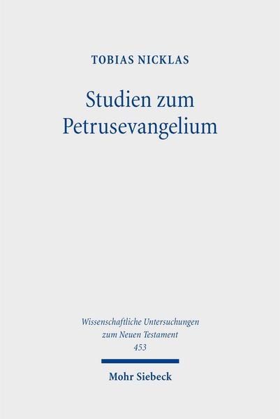 Produktbild: Studien zum Petrusevangelium