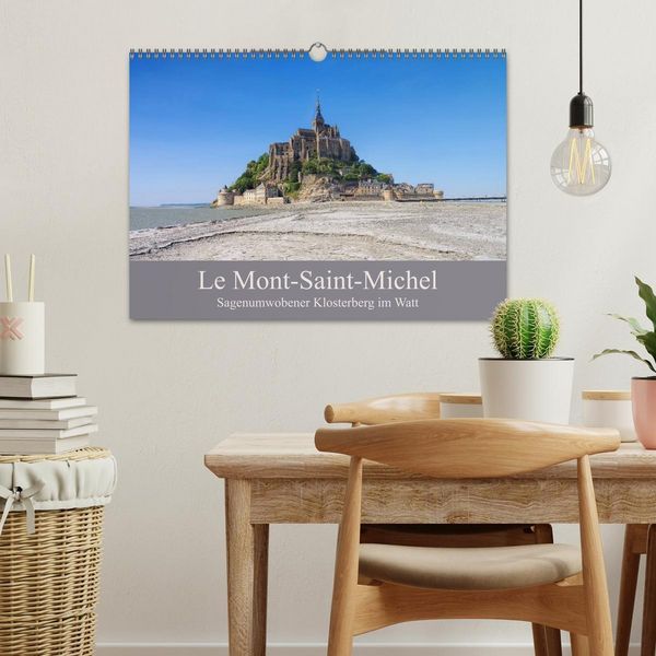 Produktbild: Le Mont-Saint-Michel - Sagenumwobener Klosterberg im Watt (Wandkalender 2026 DIN A3 quer), CALVENDO Monatskalender