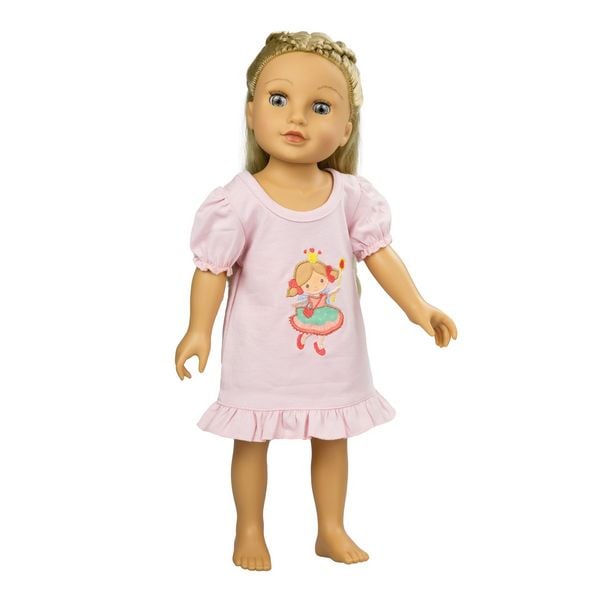 Produktbild: Puppen-Nachthemd ''Prinzessin Emily'', Gr. 28-35 cm
