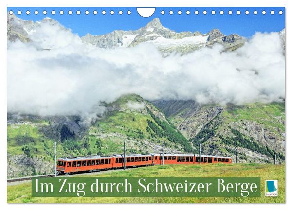 Produktbild: Im Zug durch Schweizer Berge (Wandkalender 2026 DIN A4 quer), CALVENDO Monatskalender