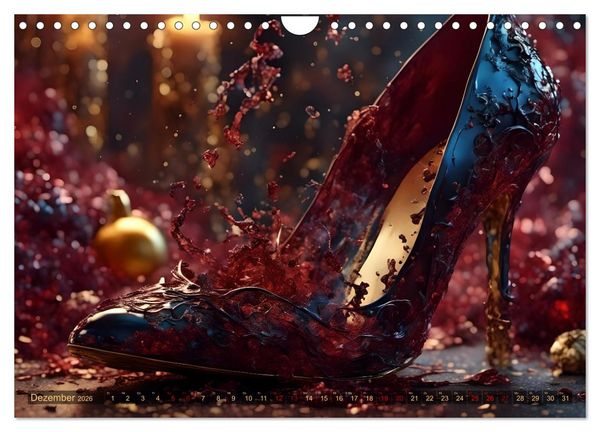Produktbild: High Heels in Szene gesetzt (Wandkalender 2026 DIN A4 quer), CALVENDO Monatskalender