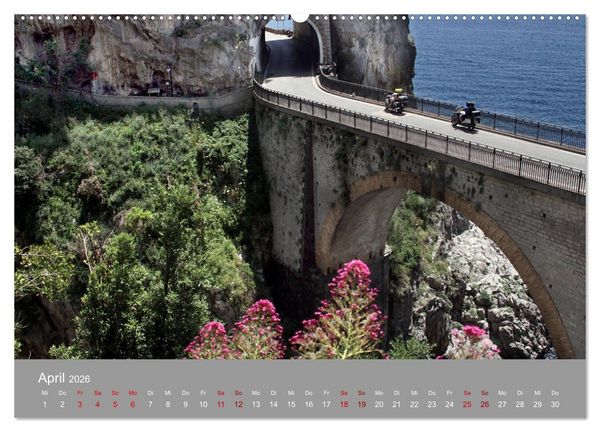 Produktbild: Traumlandschaft am Mittelmeer: Die Amalfik&uuml;ste (Wandkalender 2026 DIN A2 quer), CALVENDO Monatskalender