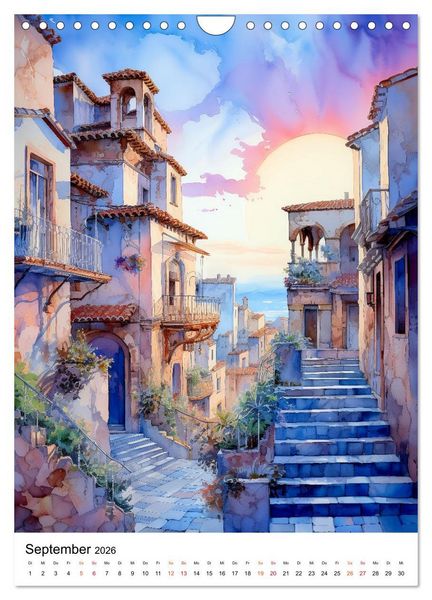 Produktbild: Italienische Riviera - wundersch&ouml;ne K&uuml;ste (Wandkalender 2026 DIN A4 hoch), CALVENDO Monatskalender