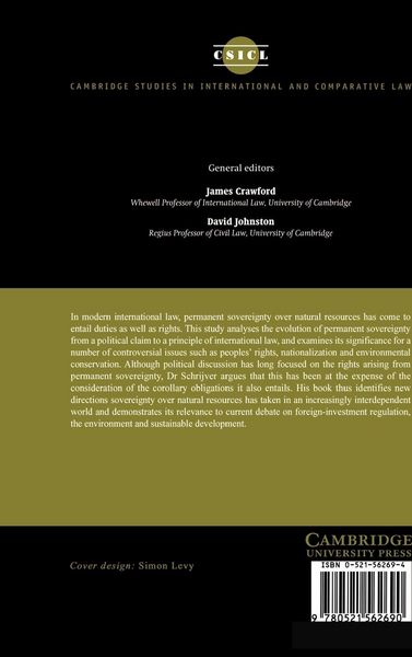 Produktbild: Sovereignty Over Natural Resources