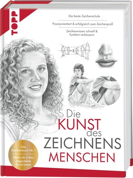 Die Kunst des Zeichnens Menschen. Die beste Zeichenschule, Gebundene Ausgabe von Frechverlag, Frechverlag GmbH, 978-3-7358-8251-6