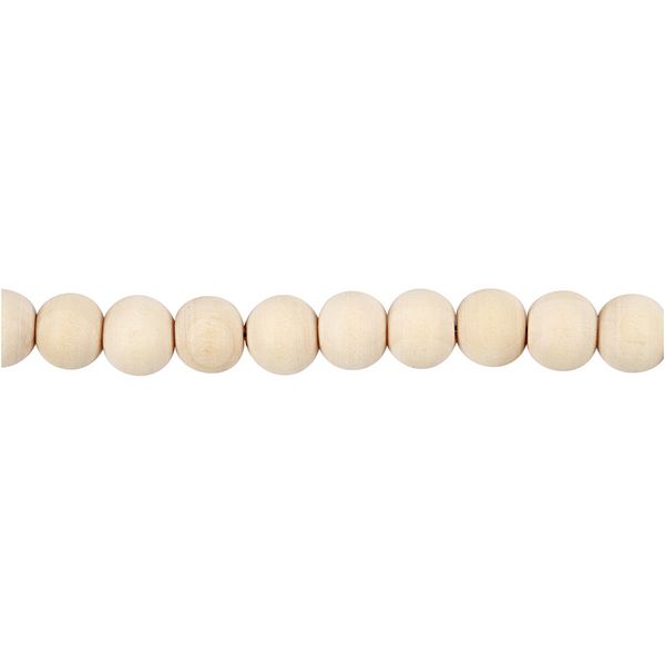 Produktbild: Creativ Company Holzperle, D 8 mm, Lochgr&ouml;&szlig;e 2 mm, 100 Stk