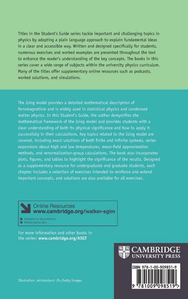 Produktbild: A Student's Guide to the Ising Model