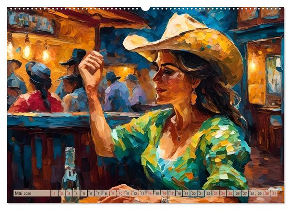 Produktbild: Wild West Moments (Wandkalender 2026 DIN A2 quer), CALVENDO Monatskalender