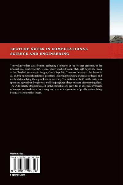 Produktbild: Boundary and Interior Layers, Computational and Asymptotic Methods - BAIL 2014