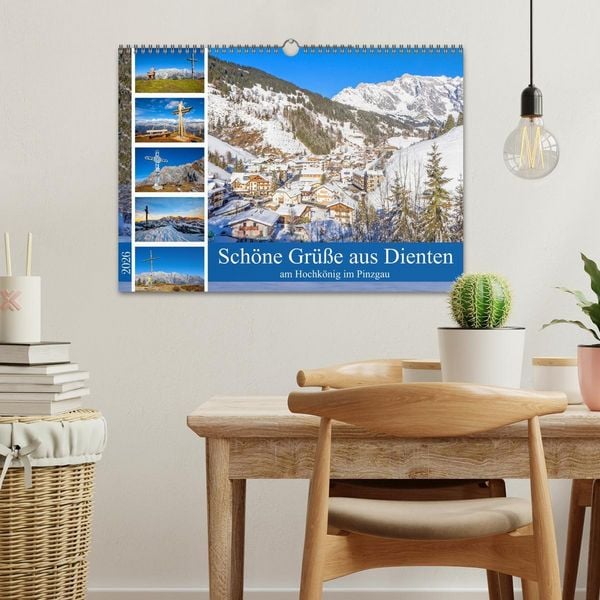 Produktbild: Sch&ouml;ne Gr&uuml;&szlig;e aus Dienten (Wandkalender 2026 DIN A3 quer), CALVENDO Monatskalender