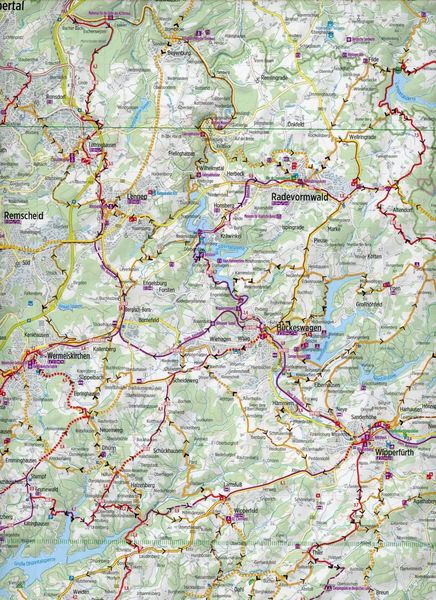 Produktbild: Radkarte Bergisches Land (RK-NRW11)