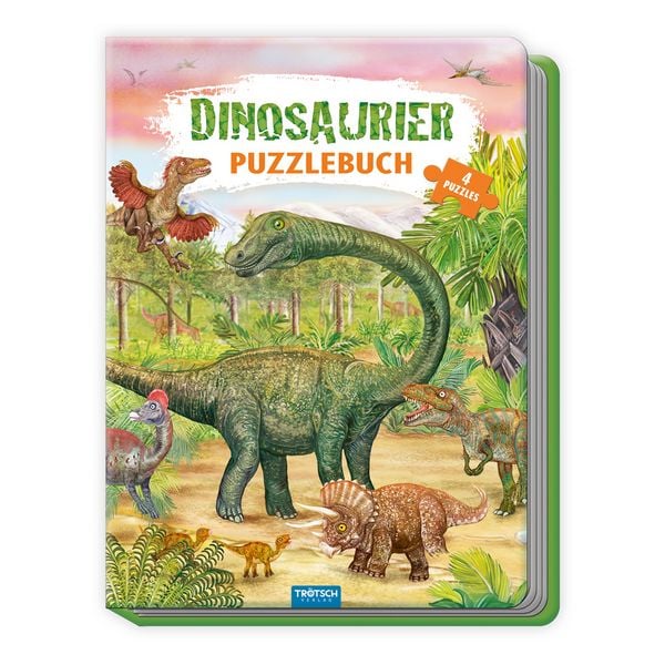 TRÖTSCH - Pappenbuch Puzzlebuch Dinosaurier| Ab 3 Jahren, Gebundene Ausgabe von Trötsch Verlag GmbH & Co.KG, Trötsch Verlag GmbH & Co. KG,