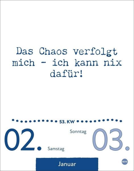 Produktbild: Dumme Spr&uuml;che f&uuml;r jeden Anlass Tagesabrei&szlig;kalender 2027