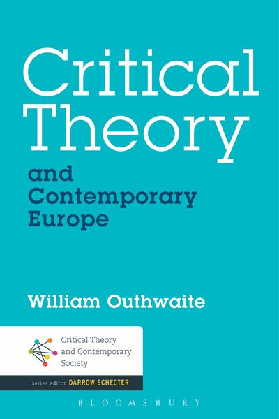 Produktbild: Critical Theory and Contemporary Europe