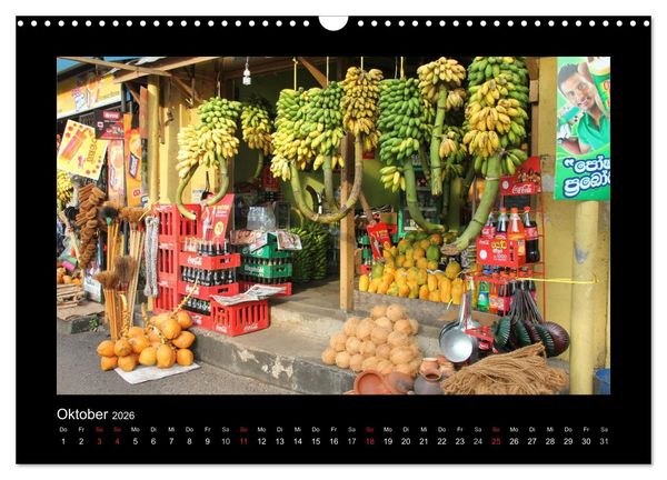 Produktbild: Sri Lanka Impressionen (Wandkalender 2026 DIN A3 quer), CALVENDO Monatskalender