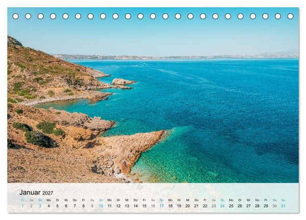 Produktbild: Insel Kos - Badeparadies der S&uuml;d&auml;g&auml;is (Tischkalender 2027 DIN A5 quer), CALVENDO Monatskalender