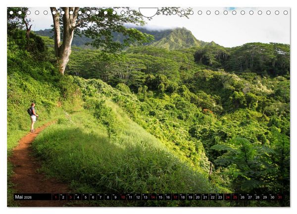 Produktbild: Wandern auf Hawaii - Berge im Pazifik (Wandkalender 2026 DIN A4 quer), CALVENDO Monatskalender
