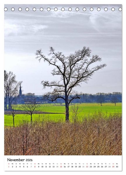 Produktbild: Kreis Coesfeld im M&uuml;nsterland (Tischkalender 2026 DIN A5 hoch), CALVENDO Monatskalender