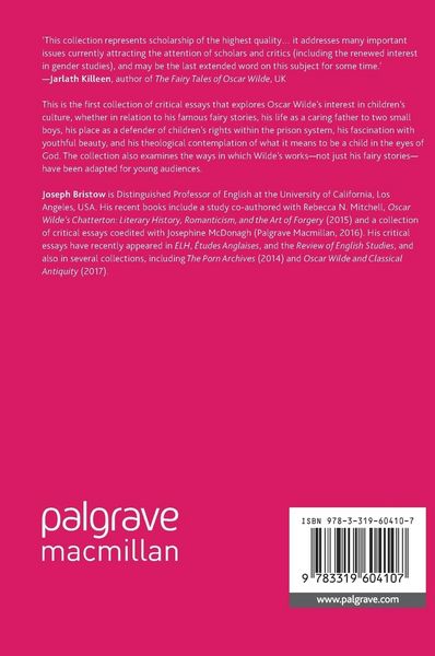 Produktbild: Oscar Wilde and the Cultures of Childhood