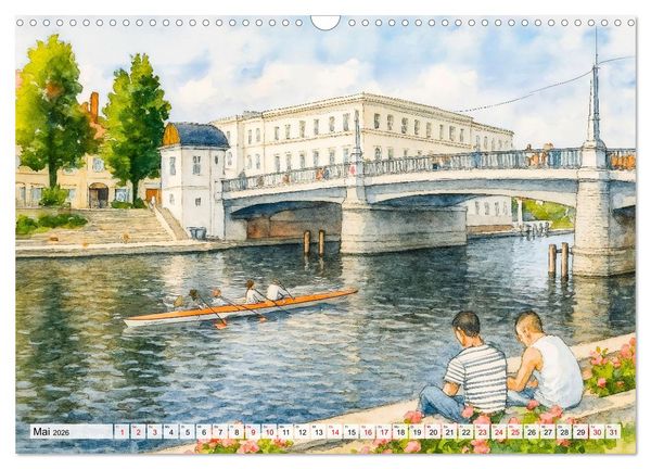 Produktbild: Bilder der Havelregion - Impressionen zwischen Brandenburg und Havelberg (Wandkalender 2026 DIN A3 quer), CALVENDO Monatskalender