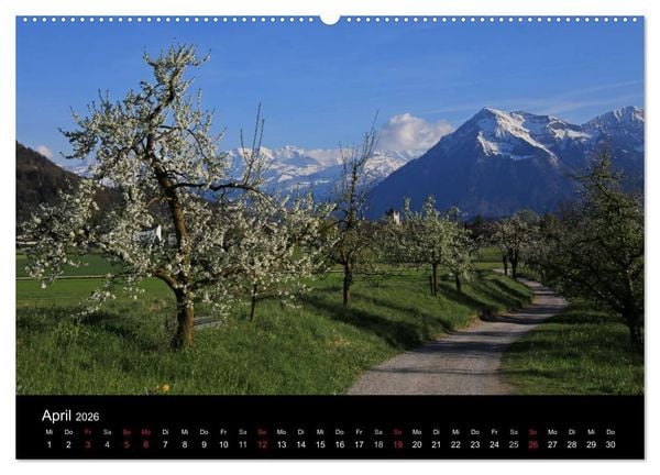 Produktbild: Unterwegs in den Schweizer Bergen - swissmountainview.ch (Wandkalender 2026 DIN A2 quer), CALVENDO Monatskalender