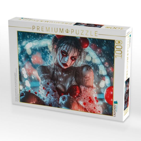 Produktbild: CALVENDO Puzzle Ihre Augen waren geschminkt - aber sie haben trotzdem geblutet | 1000 Teile Lege-Gr&ouml;&szlig;e 64x48cm Foto-Puzzle f&uuml;r gl&uuml;ckliche Stunden