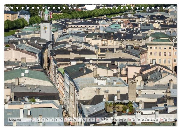Produktbild: SALZBURG Blicke auf die Mozartstadt (Wandkalender 2026 DIN A4 quer), CALVENDO Monatskalender