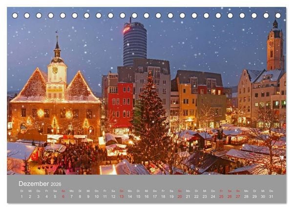Produktbild: Jena in Th&uuml;ringen (Tischkalender 2026 DIN A5 quer), CALVENDO Monatskalender