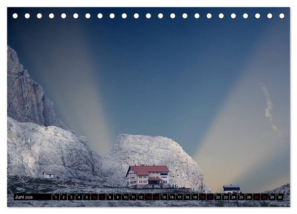 Produktbild: Weltkulturerbe Dolomiten S&uuml;d Tirol (Tischkalender 2026 DIN A5 quer), CALVENDO Monatskalender
