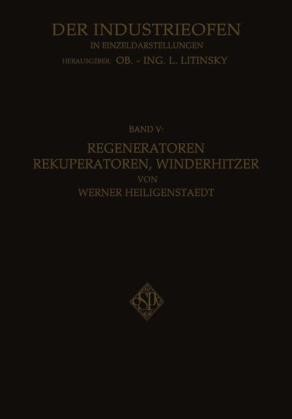 Produktbild: Regeneratoren Rekuperatoren, Winderhitzer