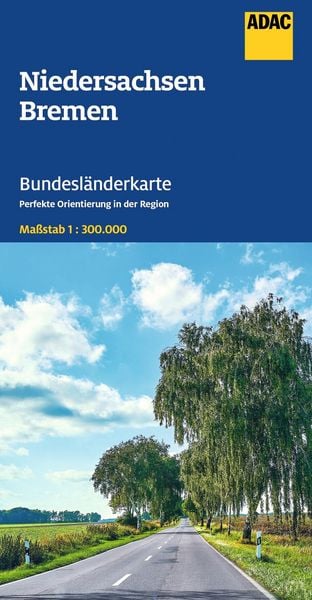 Produktbild: ADAC Bundesl&auml;nderkarte Deutschland 03 Niedersachsen, Bremen 1:300.000