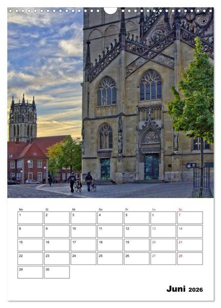 Produktbild: M&uuml;nster entdecken (Wandkalender 2026 DIN A3 hoch), CALVENDO Monatskalender