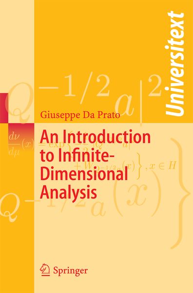 Produktbild: An Introduction to Infinite-Dimensional Analysis