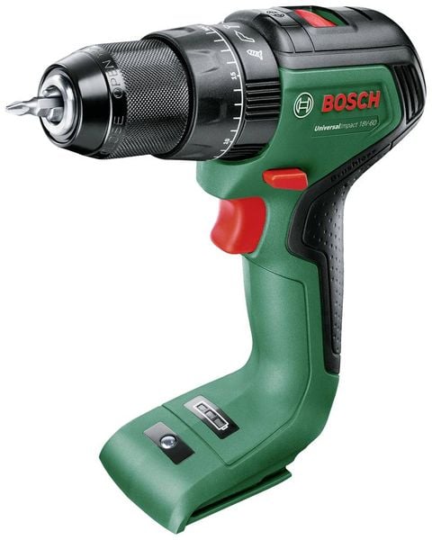 Bosch Home and Garden UniversalImpact 18V-60 06039D7100 Akku-Schlagbohrschrauber 18 V Li-Ion ohne Akku, ohne Ladegerät