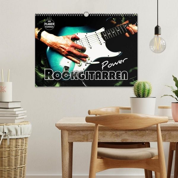 Produktbild: Rockgitarren Power (Wandkalender 2026 DIN A3 quer), CALVENDO Monatskalender