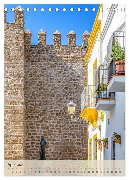 Produktbild: Rota &ndash; Andalusiens Schatz am Atlantik (Tischkalender 2026 DIN A5 hoch), CALVENDO Monatskalender